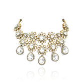 Amita Polki Floral Necklace Set - The Pashm